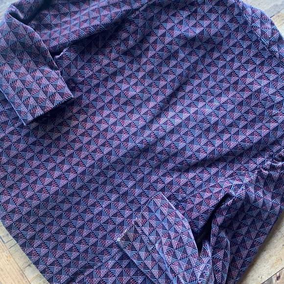 Vintage Stephen Casuals Mauve and Black Patterned 1970’s Suit - Picture 15 of 16